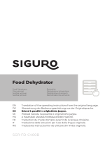 SIGURO SGR-FD-C400B Manuel utilisateur