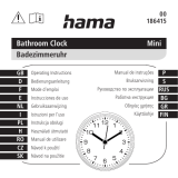 Hama Mini Bathroom Clock Manuel utilisateur