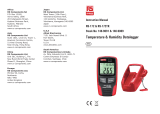 RS PRO RS-172TK Temperature and Humidity Datalogger Manuel utilisateur