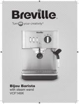 Breville VCF149X Bijou Barista Espresso Machine Manuel utilisateur