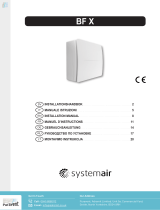 SystemAir BF X Series Manuel utilisateur