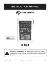 Greenlee 5124 Phase Sequence and Motor Rotation Meter Manuel utilisateur