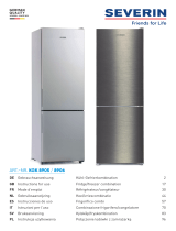 SEVERIN KGK 8905, 8906 Refrigerator Freezer Manuel utilisateur