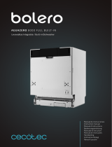 BOLERO AGUAZERO 8000 Built-in Dishwasher Manuel utilisateur