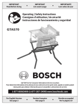 Bosch GTA570 Manuel utilisateur