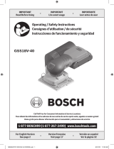 Bosch GSS18V-40 Manuel utilisateur