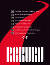 REKURV CE-Booklet Manuel utilisateur