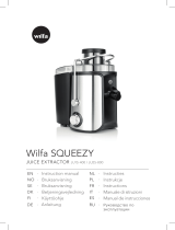 Wilfa JU1S-400, JU2S-800 SQUEEZY Juice Extractor Manuel utilisateur