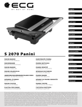 ECG S 2070 Panini Maker Manuel utilisateur