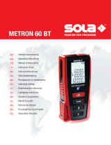 Sola Laser Distance Meter Metron 60 BT Manuel utilisateur
