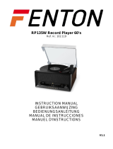 Fenton RP135W Manuel utilisateur