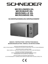 Schneider 20 Liters Micro Ondes Manuel utilisateur