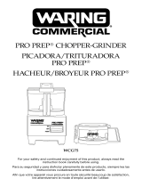 Waring Commercial WCG75 Chopper Grinder-Series Manuel utilisateur