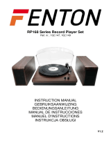 Fenton RP168 Series Manuel utilisateur