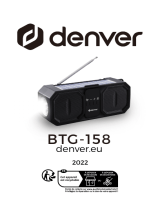 Denver BTG-158 Manuel utilisateur