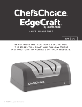 Chef-s Choice EdgeCraft 220 DC Manuel utilisateur