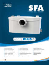 SFA SaniPlus UP Saniflow and Toilet Macerator Manuel utilisateur