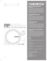 Reloop RP-4000-MK2 Manuel utilisateur