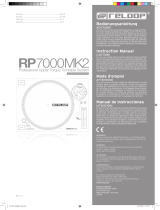Reloop RP-7000 MK2 Manuel utilisateur