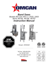 Omcan BS-CN-1651-T Manuel utilisateur