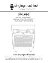 Singing Machine SML693 Manuel utilisateur