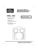 Singing Machine SML-383 Manuel utilisateur