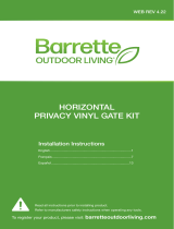 Barrette Outdoor Living 73045590 Manuel utilisateur