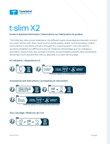 Tandem T:Slim X2 Insulin Pump Manuel utilisateur