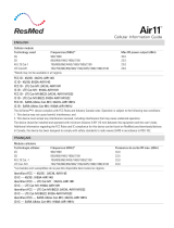 ResMed Air11 Cellular Professional Healthcare CPAP Machine Manuel utilisateur
