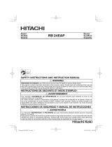 Hitachi RB 24EAP Manuel utilisateur
