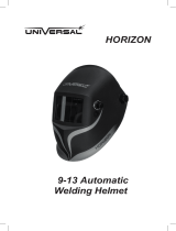 Universal HORIZON 9-13 Automatic Welding Helmet Manuel utilisateur