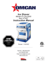 Omcan IC-CN-0050 Manuel utilisateur