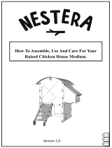 NESTERA Raised Chicken House Medium Manuel utilisateur