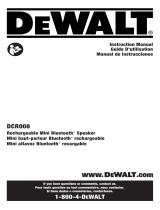 DeWalt DCR008 Manuel utilisateur