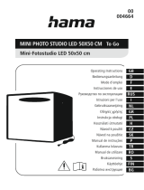 Hama 50X50cm Mini Photo Studio LED Manuel utilisateur