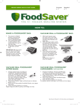 FoodSaver FM5400 Series 2 In 1 Food Preservation System Manuel utilisateur