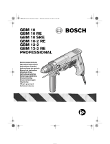 Bosch gbm 10 Manuel utilisateur