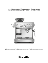 Breville BES876 the Barista Express Impress Coffee Machine Mode d'emploi