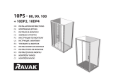 RAVAK 10PS-80-90-100cm shower enclosure Mode d'emploi