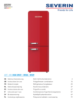 SEVERIN RGK-8927 Fridge freezer combination Mode d'emploi