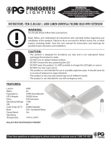 Pinegreen Lighting CL-BU-G60 Mode d'emploi