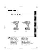 Hikoki DS 18DA 18V Cordless Driver Drill Mode d'emploi