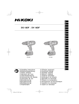 Hikoki DS-18DF 18V Cordless Driver Drill Mode d'emploi