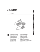 Hikoki ET 36A Multi Volt Adapter Mode d'emploi