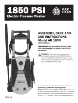 AR Blue Clean 1850 PSI Electric Pressure Washer Mode d'emploi