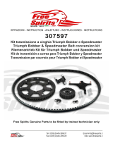 Freespirits 307597 Triumph Bobber and Speedmaster Belt Conversion Kit Mode d'emploi