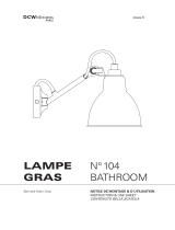 DCW editions Lampe Gras N° 104 Gras Wall Lamp Mode d'emploi