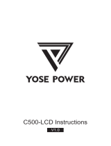 YOSE POWER C500-LCD Mode d'emploi