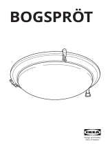 IKEA BOGSPRÖT LED Ceiling Lamp Mode d'emploi