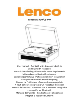 Lenco LS-440 Le manuel du propriétaire